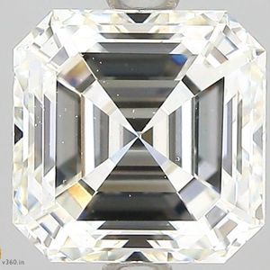 IGI Asscher  2.50ct H VS2 EX EX None Certified Lab Grown Diamond